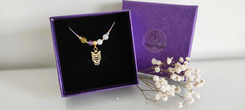 Bransoletka z kamieniami naturalnymi handmade dla Nauczycielki/Wychowawczyni na zakończenie roku szkolnego