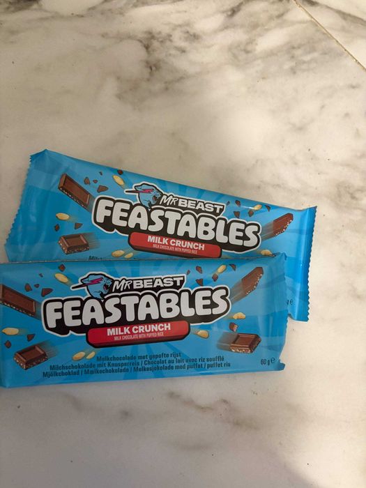 Feastables milk crunch Mr Beast шоколадка 60г