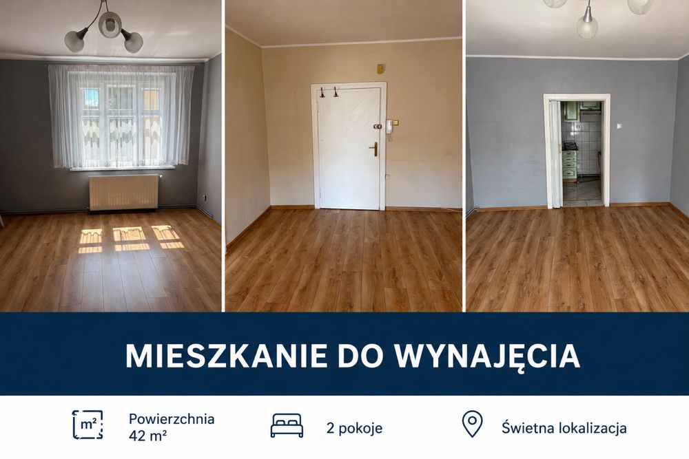 2-pokojowe mieszkanie do remontu w centrum Torunia tylko czynsz bez wynajmu