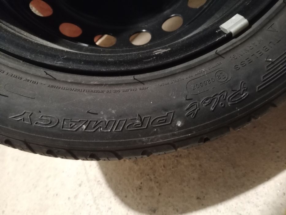 Pneu Michelin pilot 202/55/R16 Jante original Renault Megane