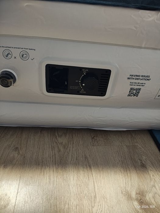 Materac elektrycznie pompowany