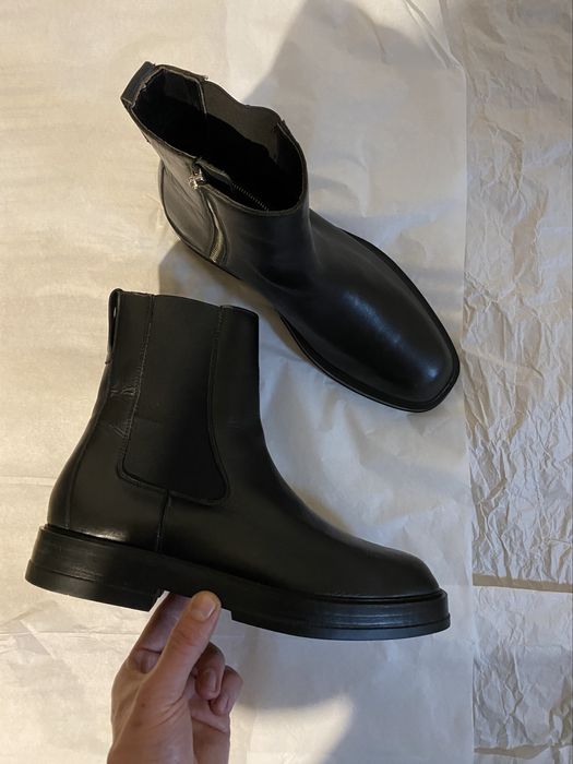 100%ШКІРА|Челсі ZARA|розмір:45(29-29,5cm)#our legacy camion boot/maison margiela ankle boot tabi mm6/diesel/gant/dr.martens/allsaints
