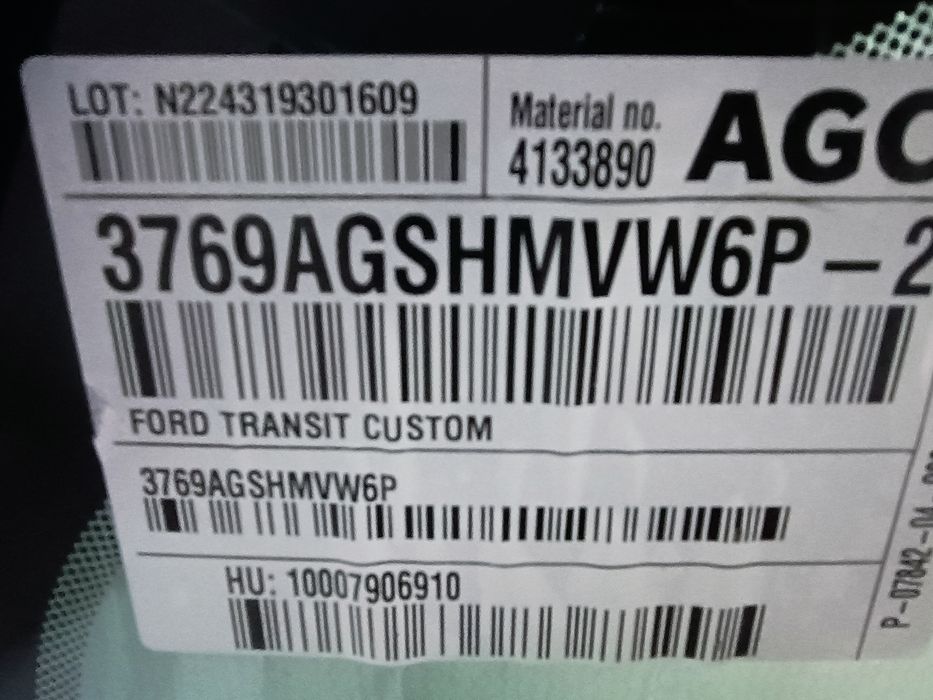 Szyba przednia Ford Custom Tourneo