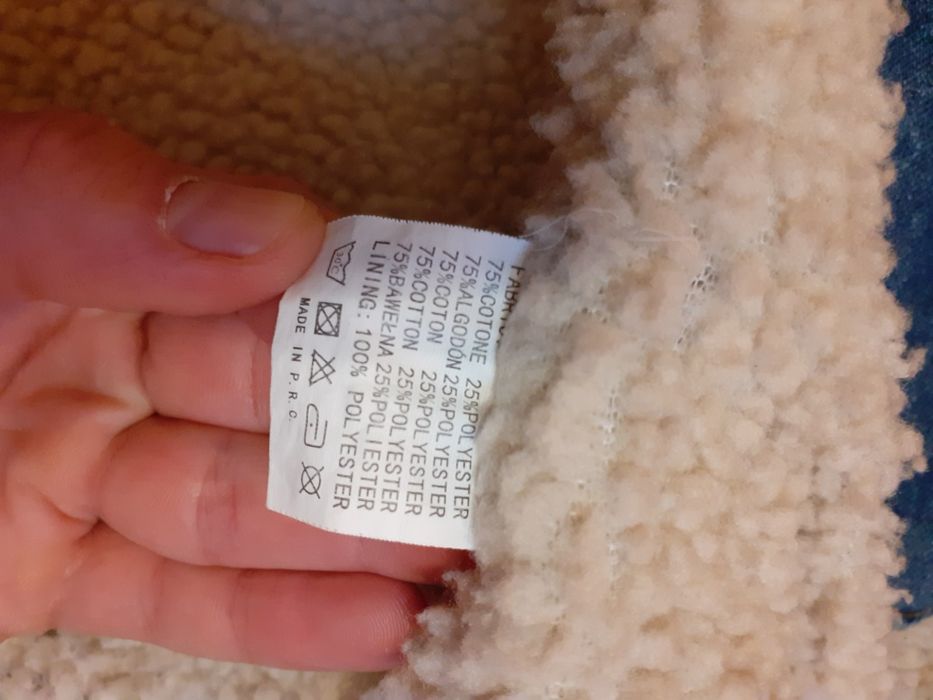 Kurtka jeansowa z kożuchem