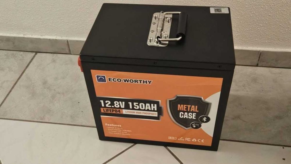 Akumulator litowy LiFePO4 ECO-WORTHY 12.8V 150Ah nowy