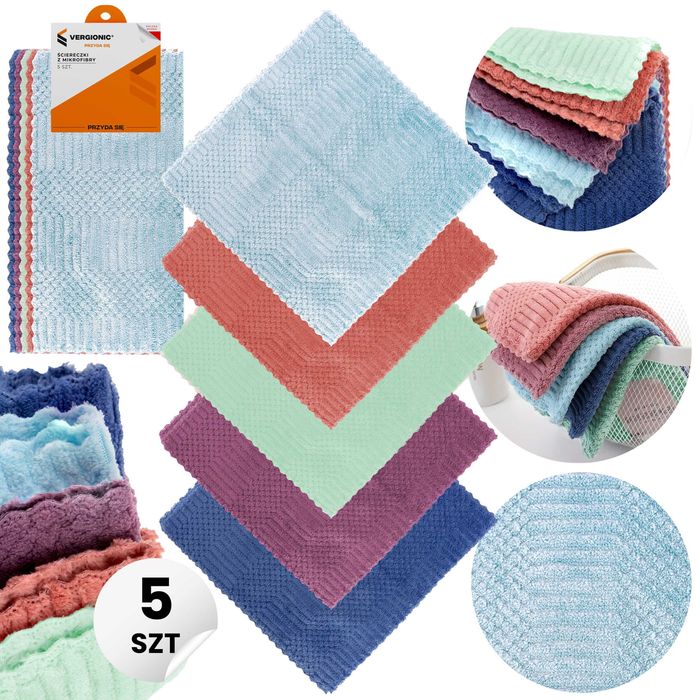Ściereczki z mikrofibry 5 szt.