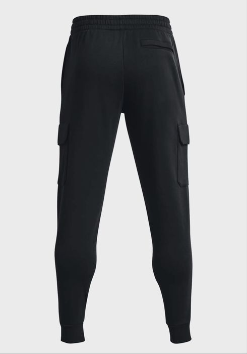 Чоловічі чорні спортивні штани Under Armour Rival Fleece Cargo Jogger