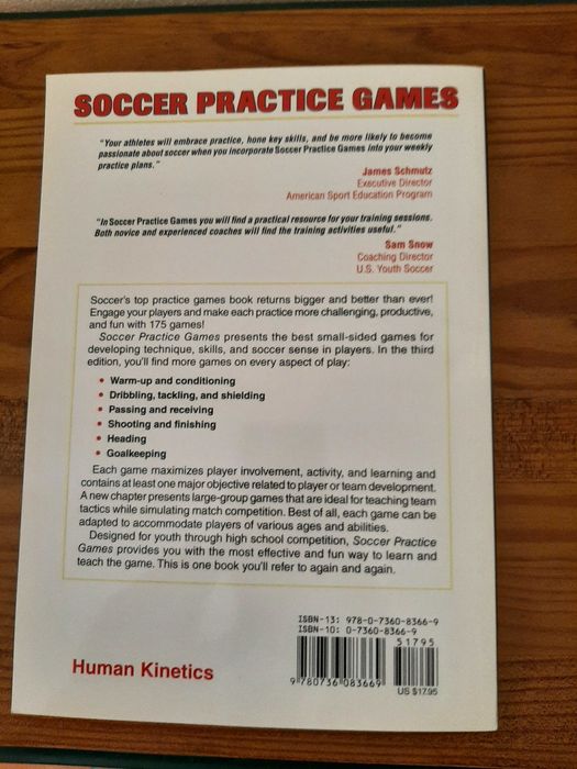 Livro Soccer Practice Games - 3rd Edition: Luxbacher, Joseph