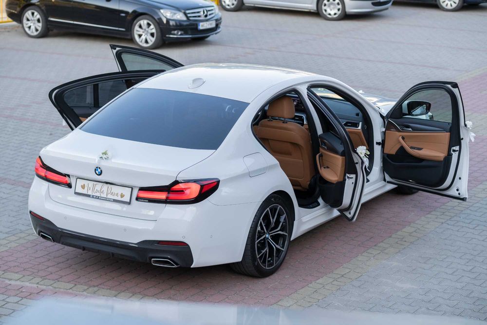 Auto Do Ślubu  Białe BMW 5 Samochód do Wesela  WOLNE TERMINY
