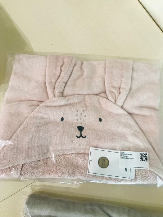 Рушник дитячий/ детское полотенце/ банний дитячий h&m