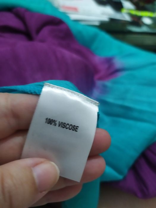 Vestido longo em dois tons