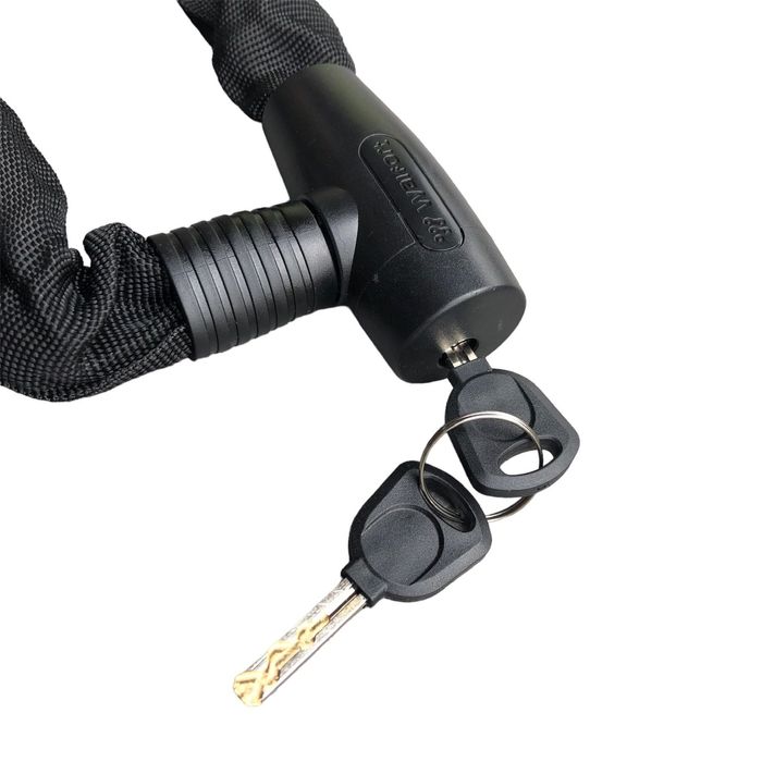 Łańcuch ochrona przed kradzieżą blokada na rower SOLIDNA 120 cm