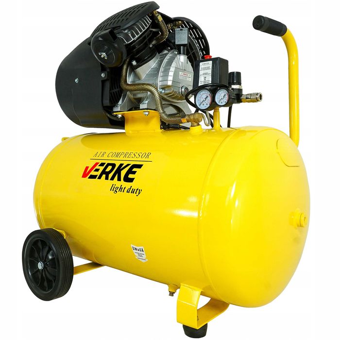 Kompresor Sprężarka Powietrza Olejowy 100L 440L/Min + Zestaw Pneumaty