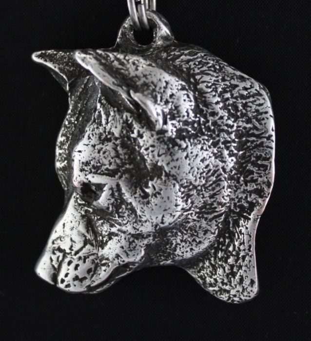 Shiba Inu posrebrzany naszyjnik na łańcuszki Art-Dog