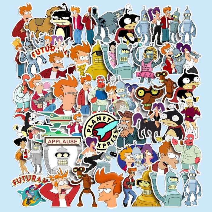 Стікери Футурама, futurama stickers