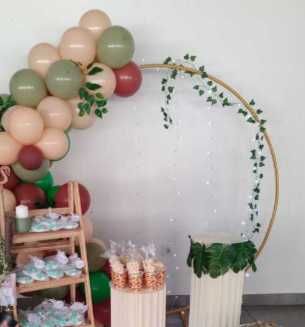 Painel Redondo 1,80 m para decoração de Festas - Aluguer
