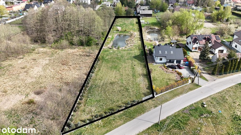 Działka budowlana z własnym stawem | Dobre | 3637 m²