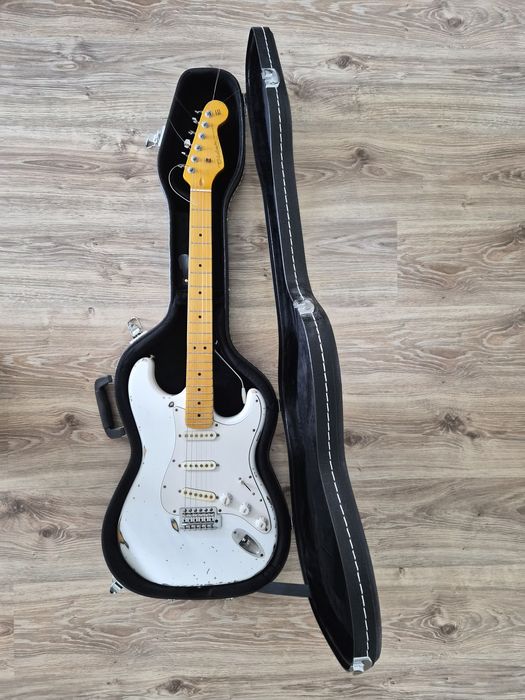 Stratocaster Older Partscaster, relic, Olympic White