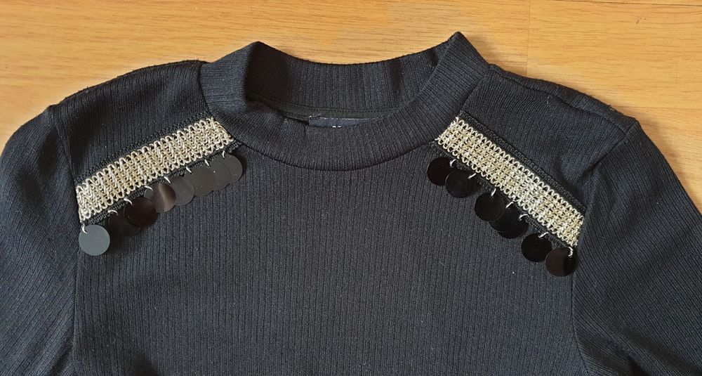 Sweter czarny Reserved S M bluzka