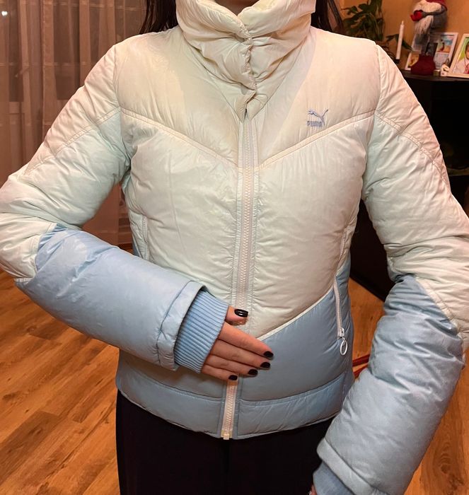 Пуховик білий PUMA