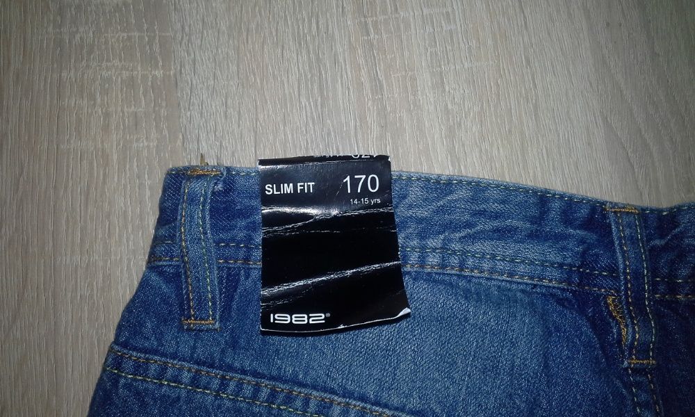 Jeansy młodzieżowe 1982, roz.170 NOWE