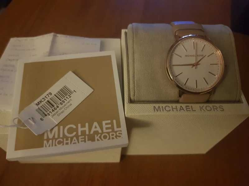 Michael Kors zegarek mk3179 beżowy