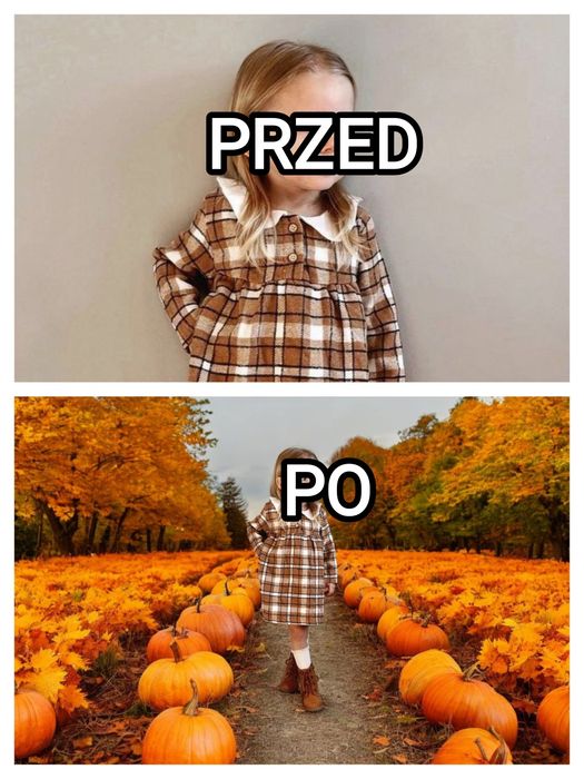 Wirtualne Zdjęcia Jesienne Dyniowe Pole