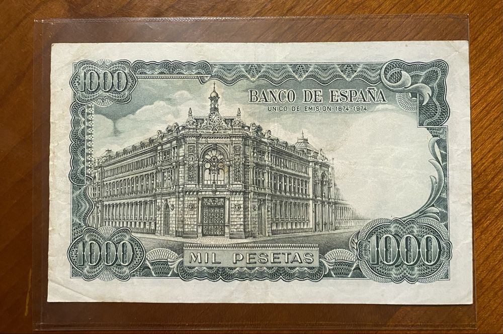 Nota 1581 - ESPANHA Mil Pesetas 1971