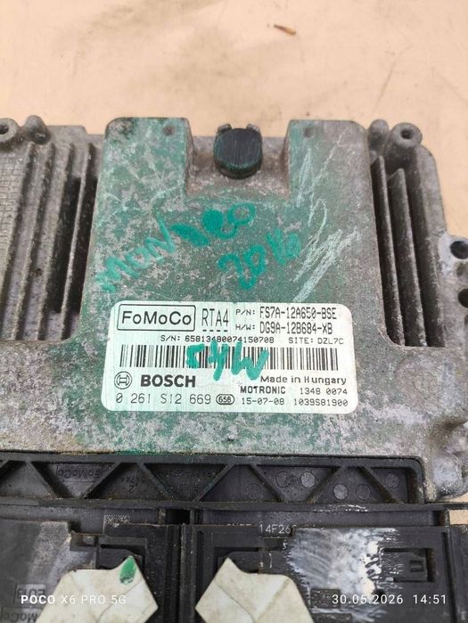 sterownik silnika ford mondeo mk5 v fs7a12a650bse 0261s12669