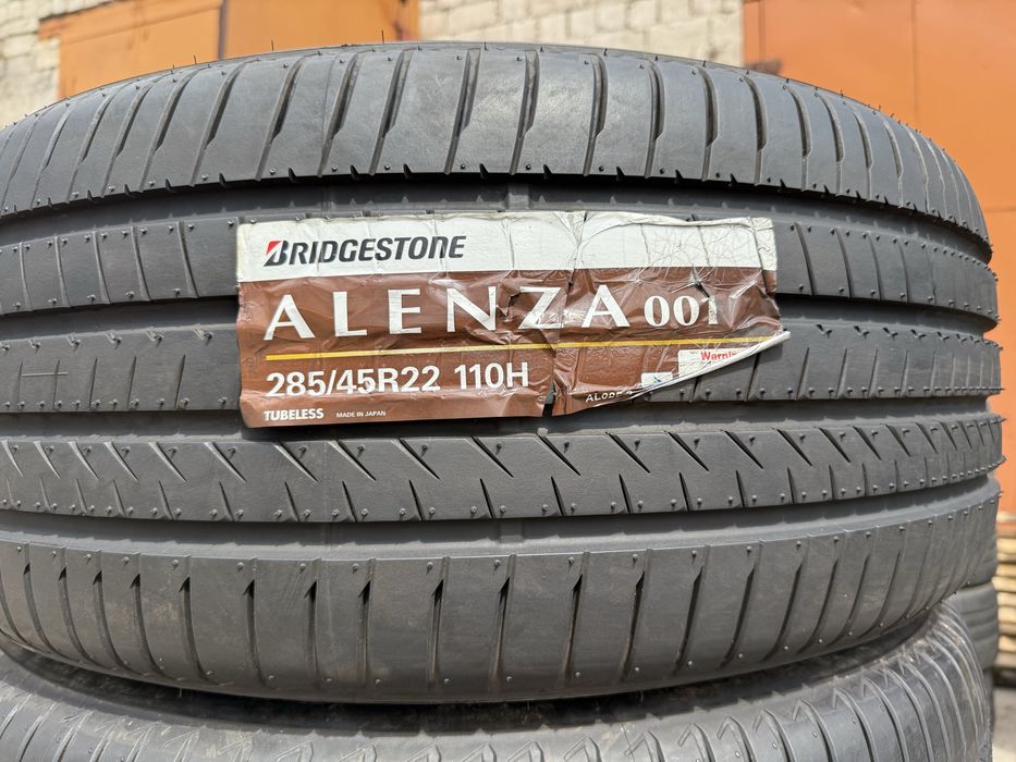 285/45 r22 Bridgestone Alenza 001 Резина летняя НОВАЯ Japan