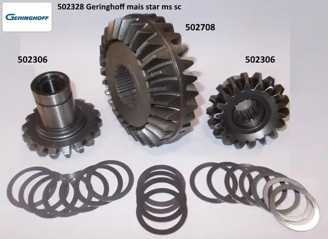 Комплект шестернів Geringhoff Mais Star 502328:  502708, 502306