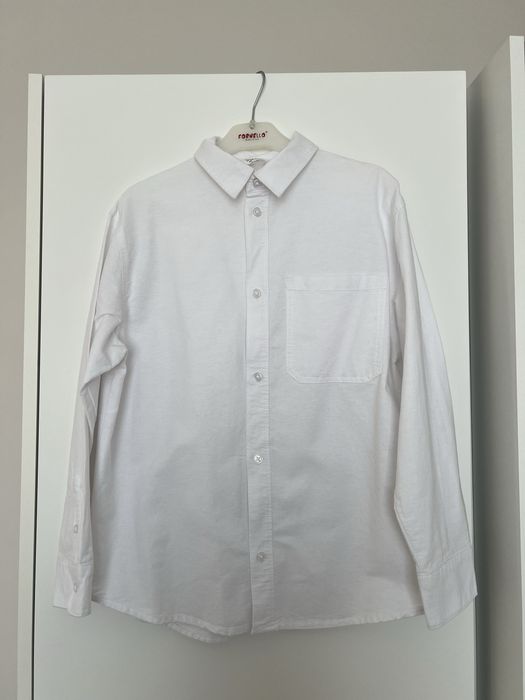 Біла сорочка на хлопчика H&M 140