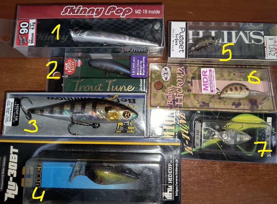 Воблери для ловлі кленя/голованя/голавля/джерки/свімбєйти