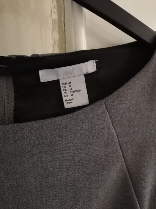 Sukienka, bezrękawnik office H&M, r. 44