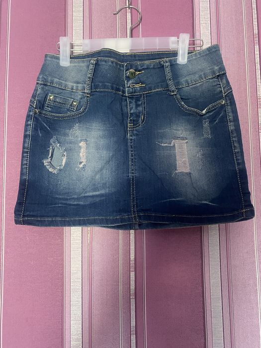 женская джинсовая юбка