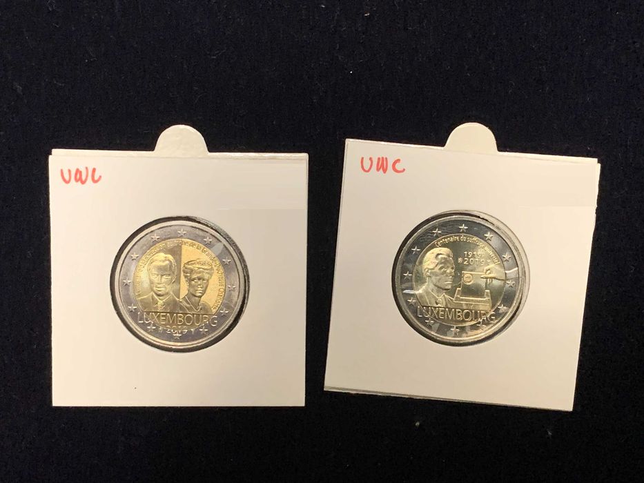 Moedas 2€ Comemorativas - Luxemburgo UNC
