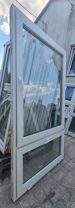 OKNA Używane 114X210 OKNO KacprzaK Plastikowe PCV Lider Okna OLX