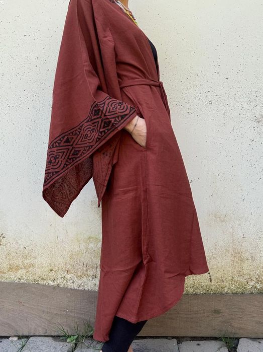 Kimono etno bawełniane