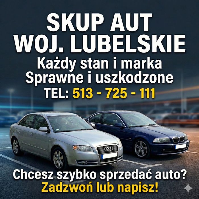 SKUP AUT Lubelskie 20.000zł Kazdy Stan Najlepsze Ceny Gotowka