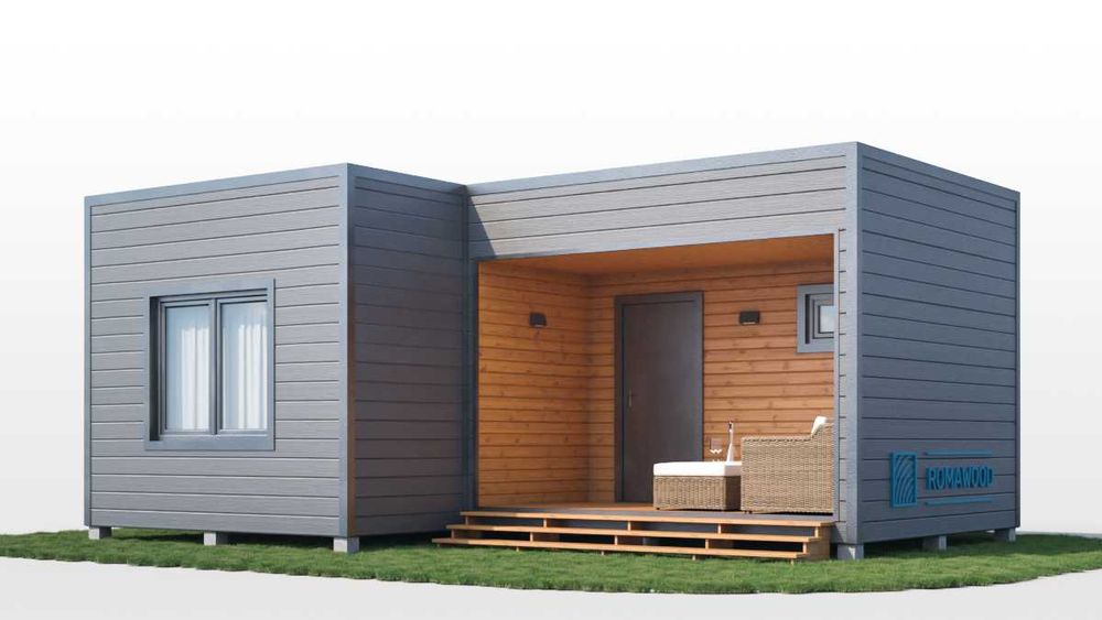 Готовий дачний будинок з оздобленням: монтаж без сміття на ділянці