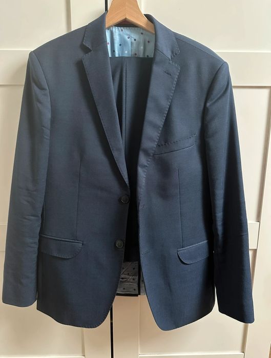 Garnitur Męski Vistula Super 100's Slim 176/100/86 (88) Wełna