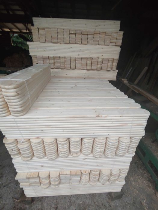 Sztachety drewniane suche świerkowe