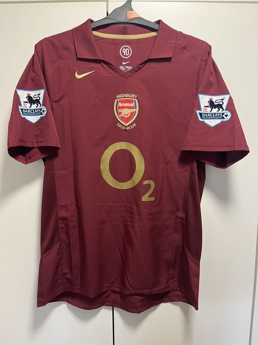 Koszulka Thierry Henry 14 – Arsenal – Barclays Premier League Retro O2