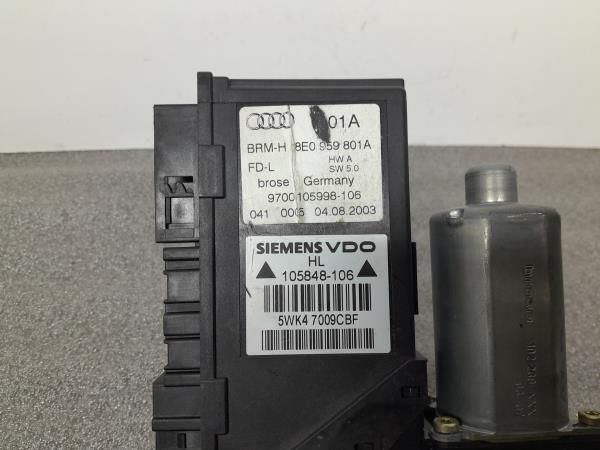 Motor vidro trás esquerdo AUDI A4 (8E2, B6)