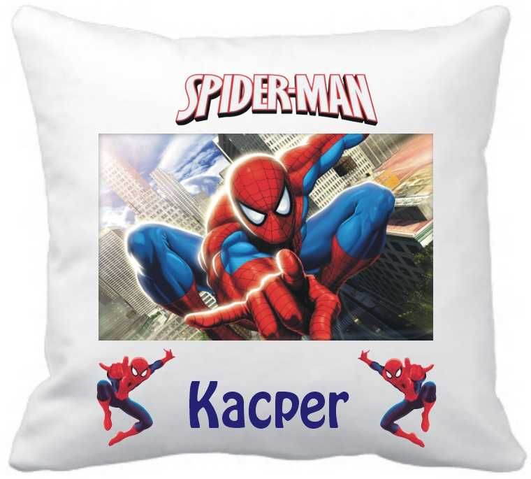 Spider Man Poduszka z imieniem dziecka prezent Święta Spiderman
