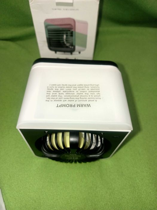 Портативний USB-Вентилятор з батареею 2500mAh і відсіком для води