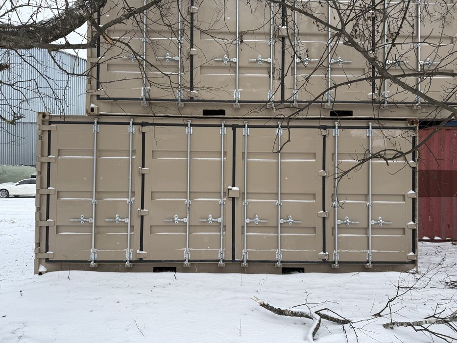 Морський контейнер 20 футів !ЕКСКЛЮЗИВ! БОКОВІ ДВЕРІ (OPEN SIDE)