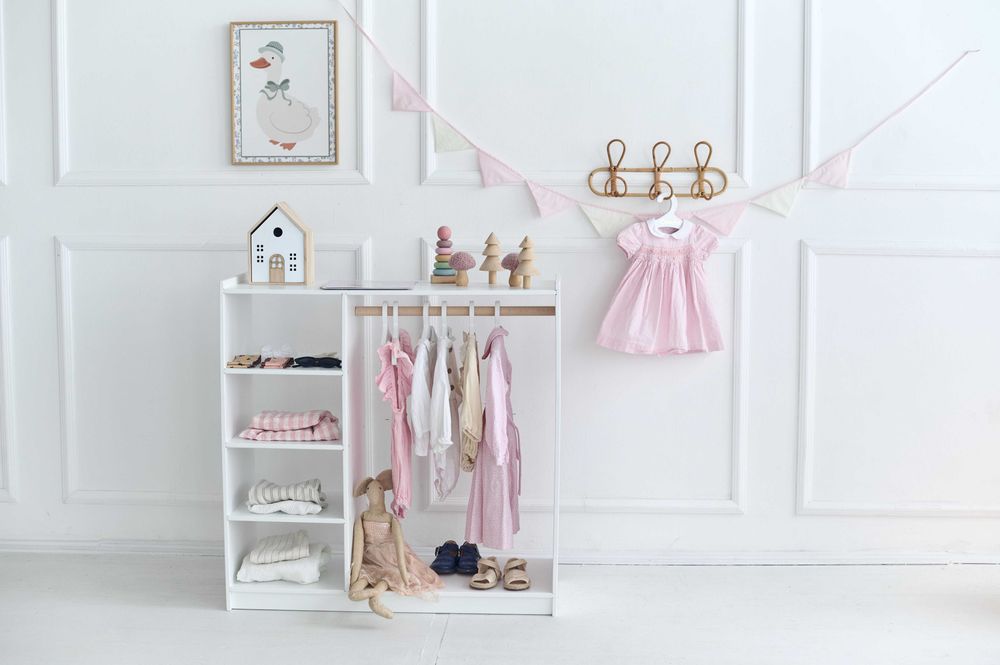 Гардероб дитячий Монтессорі Детский гардероб Шкаф детский Монтессори