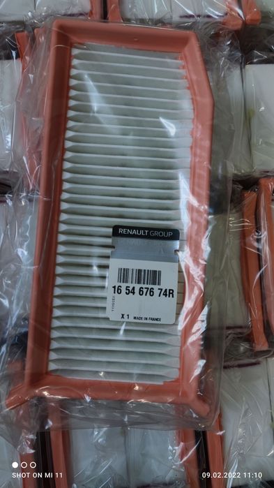 Фильтра воздушный Рено Логан, Сандеро, Clio, Dokker Duster 1.2-1.5 dci