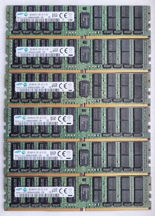 Серверна пам'ять 32Gb DDR4 ECC REG 4DRx4 PC4-2133P LRDIMM
